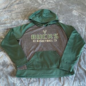 BNWOT Fanatics Green and Gray Hoodie
